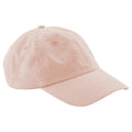 Peach - Front - Beechfield Childrens-Kids Low Profile Baseball Cap