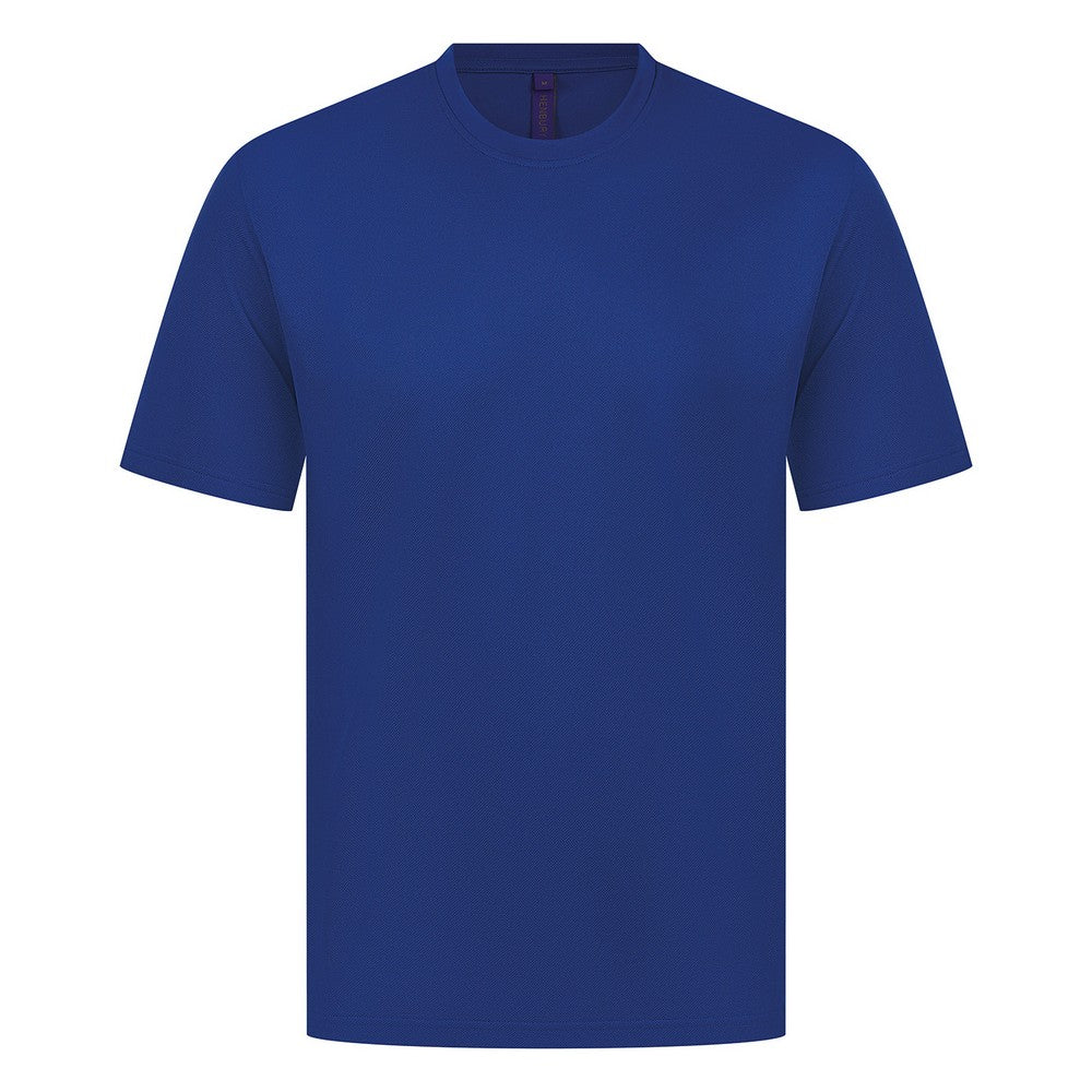 Royal Blue - Front - Henbury Mens CoolPlus T-Shirt