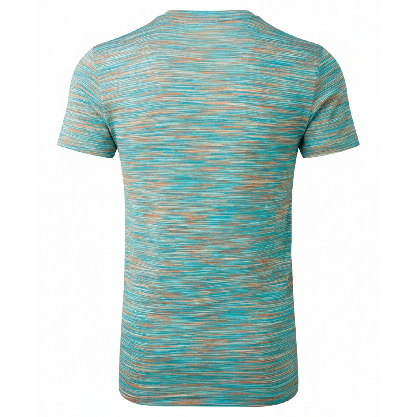 Orange-Mint - Back - TriDri Unisex Adult Space Dye Performance T-Shirt