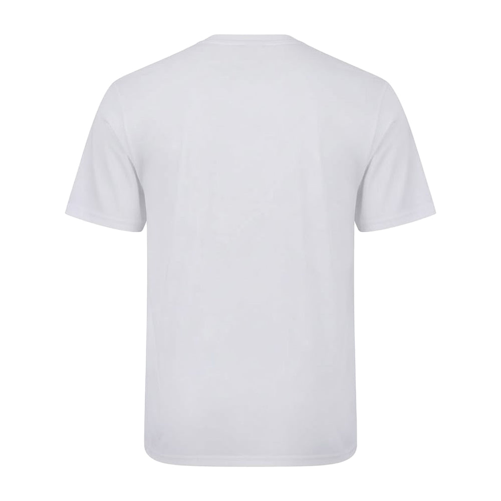 White - Back - Henbury Unisex Adult CoolPlus Moisture Wicking T-Shirt