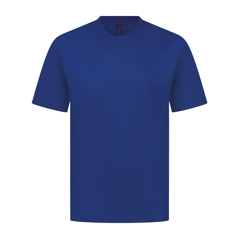 Royal Blue - Front - Henbury Unisex Adult CoolPlus Moisture Wicking T-Shirt