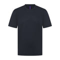 Navy - Front - Henbury Unisex Adult CoolPlus Moisture Wicking T-Shirt