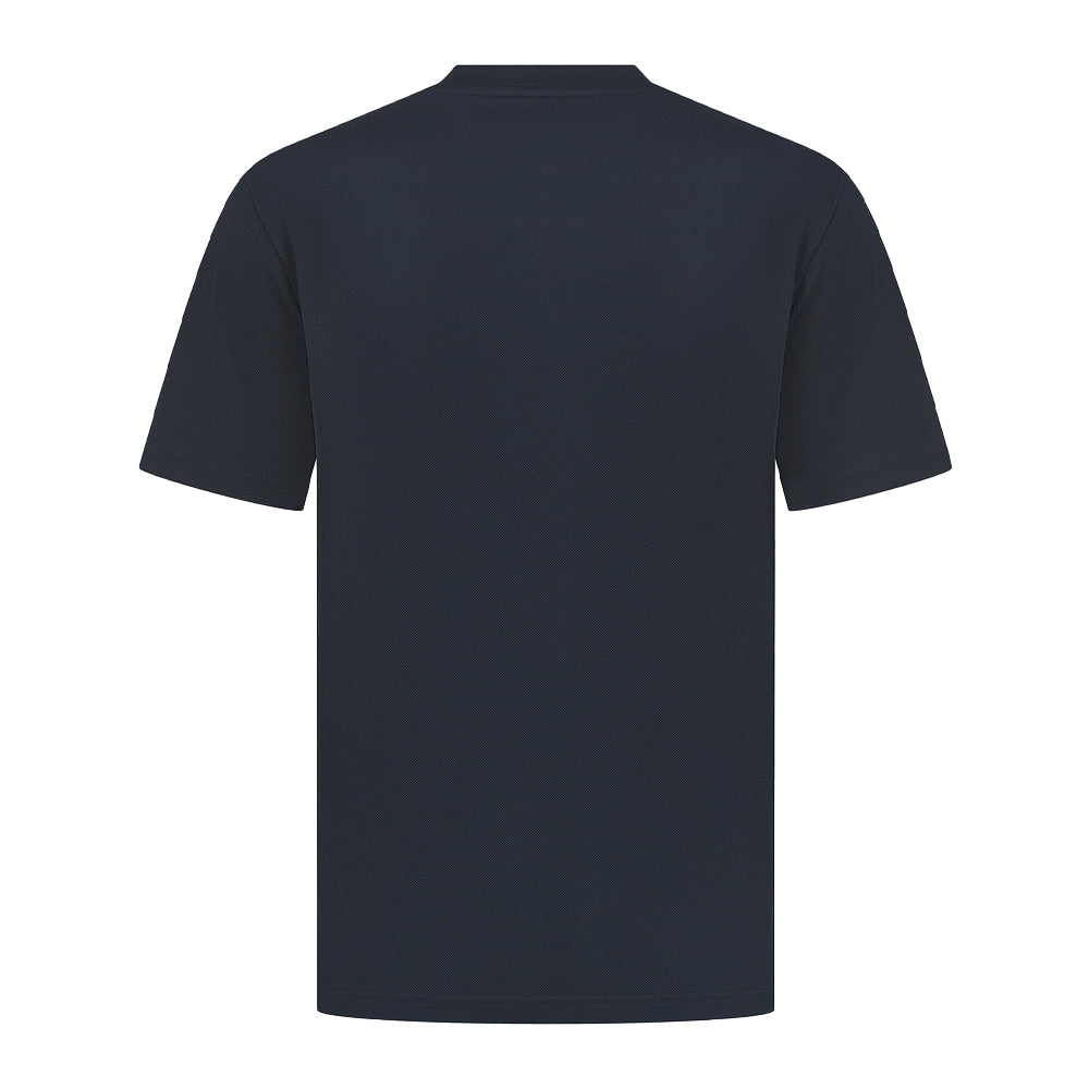 Navy - Back - Henbury Unisex Adult CoolPlus Moisture Wicking T-Shirt