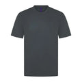 Charcoal - Front - Henbury Unisex Adult CoolPlus Moisture Wicking T-Shirt