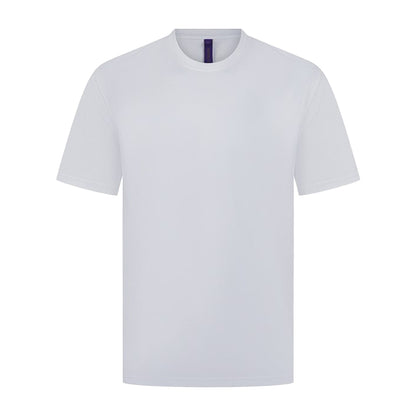 White - Front - Henbury Unisex Adult CoolPlus Moisture Wicking T-Shirt