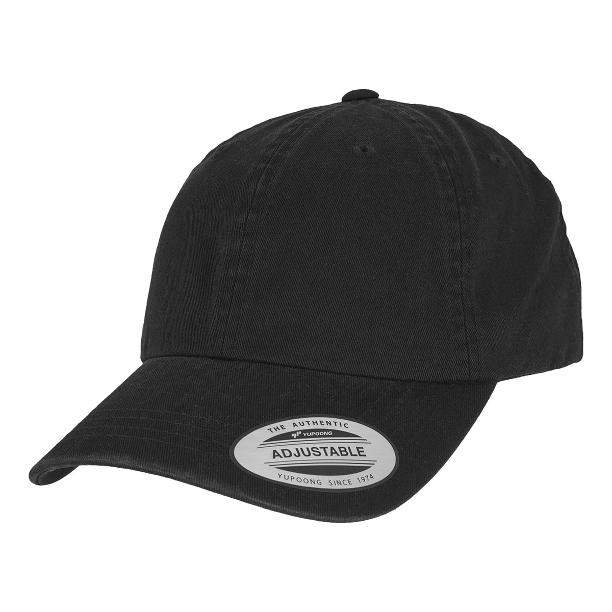 Black - Front - Flexfit Unisex Adult Washed Baseball Cap