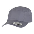Grey - Front - Flexfit Unisex Adult Jockey Elasticated Baseball Cap
