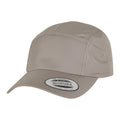 Khaki Brown - Front - Flexfit Unisex Adult Jockey Elasticated Baseball Cap