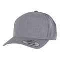 Heather Grey - Front - Flexfit Unisex Adult 5 Panel Baseball Cap