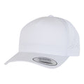 White - Front - Flexfit Unisex Adult 5 Panel Baseball Cap