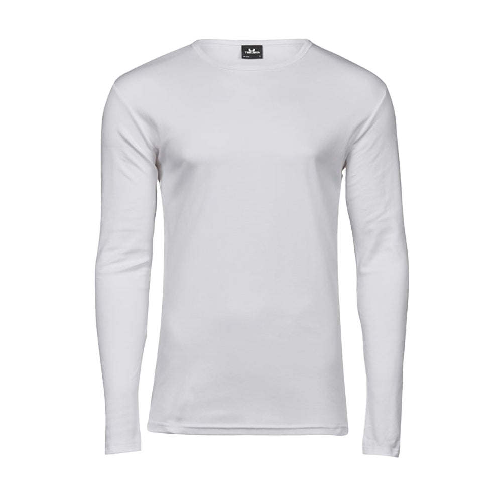 White - Front - Tee Jays Mens Interlock T-Shirt