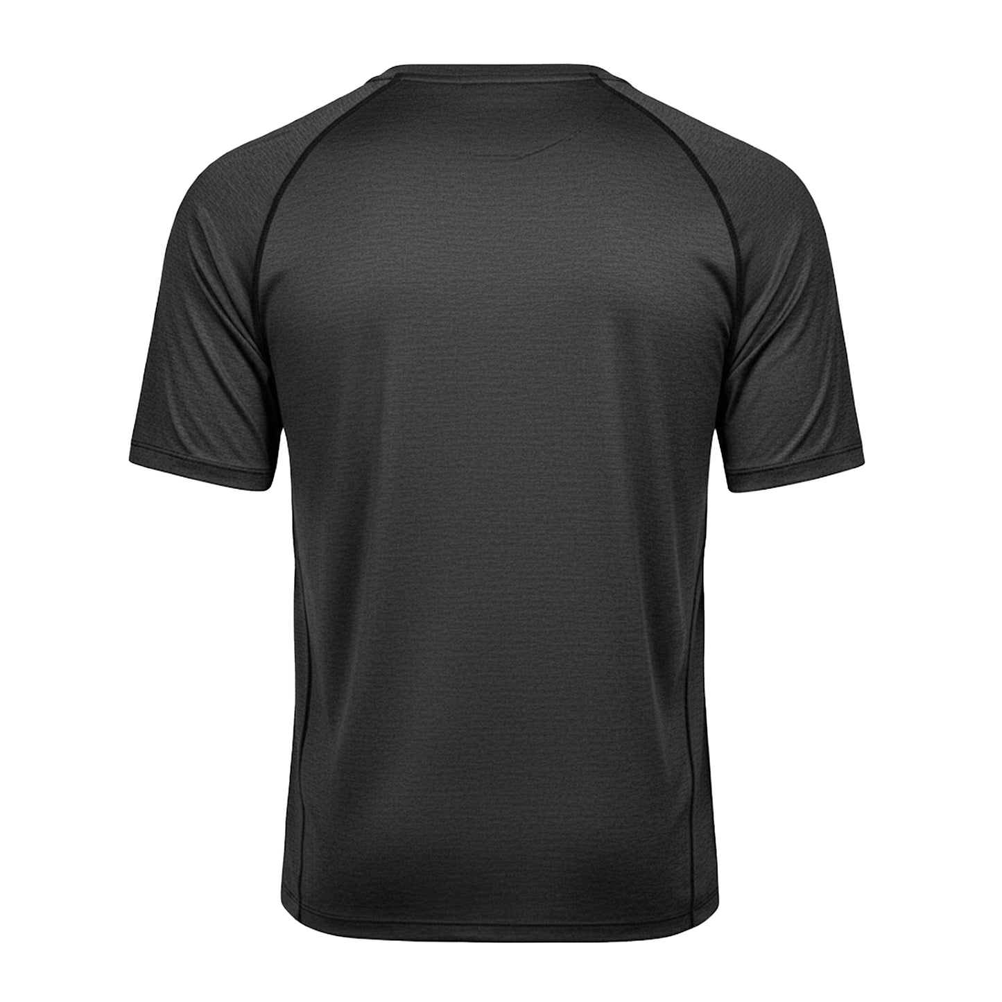 Black Melange - Back - Tee Jays Mens CoolDry T-Shirt