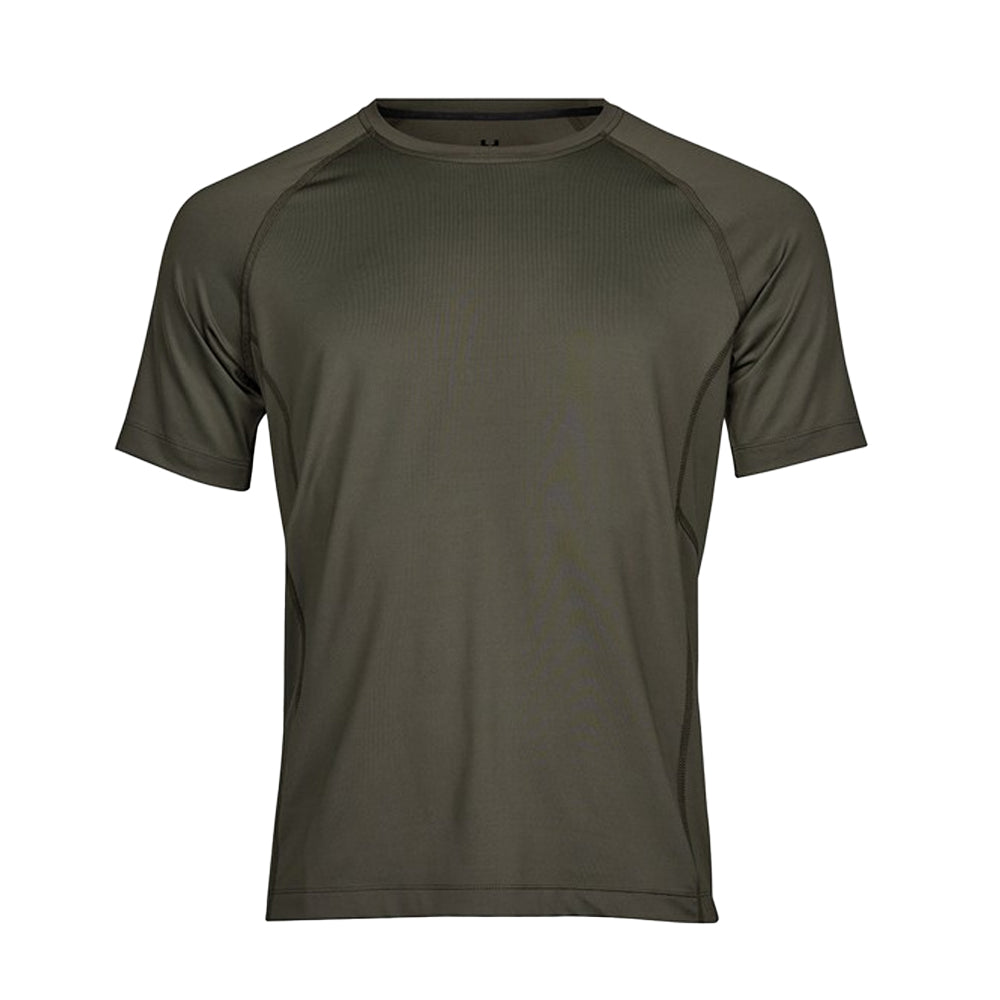 Deep Green - Front - Tee Jays Mens CoolDry T-Shirt