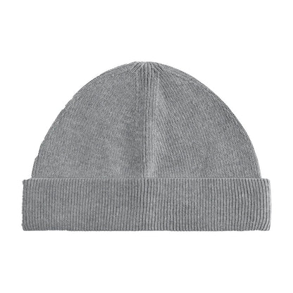 Ash Grey - Back - Beechfield Unisex Adult Fisherman Organic Cotton Beanie