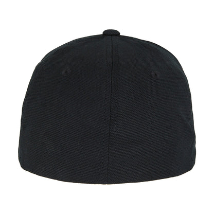 Black - Back - Flexfit Unisex Adult Cotton Canvas Baseball Cap