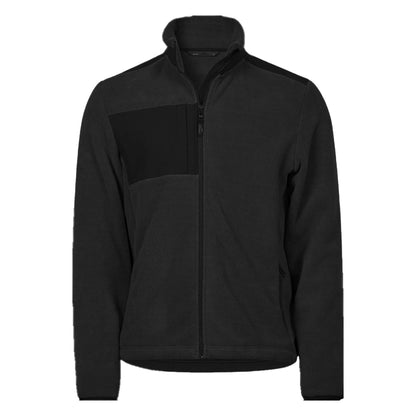 Black - Front - Tee Jays Mens Mountain Fleece Jacket