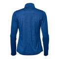 Classic Blue Heather - Back - Stormtech Womens-Ladies Milano Quarter Zip Fleece Top