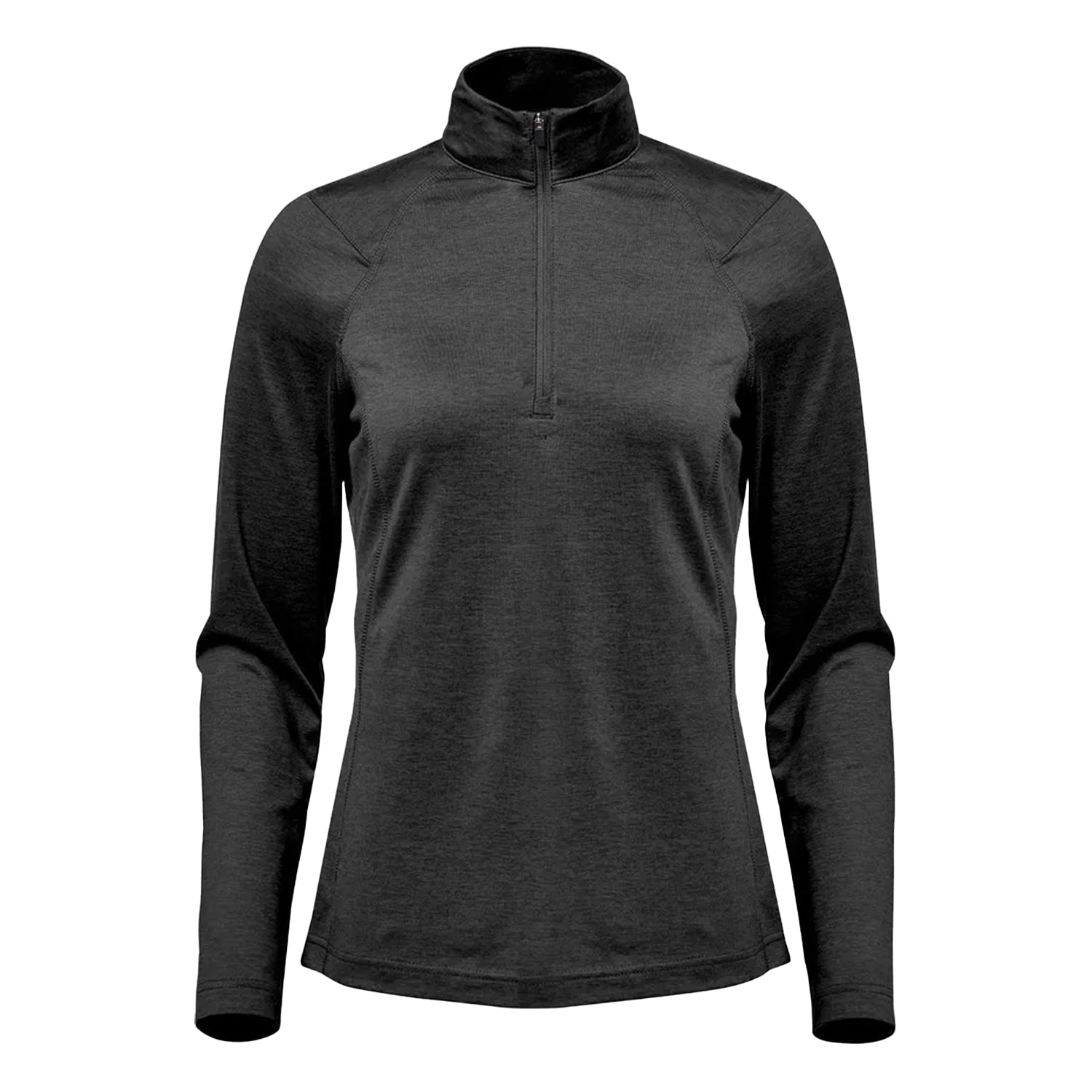Black - Front - Stormtech Womens-Ladies Milano Quarter Zip Fleece Top