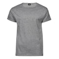 Heather Grey - Front - Tee Jays Mens Heather Roll Up T-Shirt