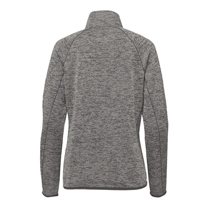 Granite Heather - Back - Stormtech Womens-Ladies Yosemite Quarter Zip Fleece Top