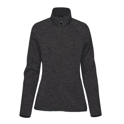 Black Heather - Front - Stormtech Womens-Ladies Yosemite Quarter Zip Fleece Top