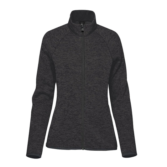 Black Heather - Front - Stormtech Womens-Ladies Yosemite Quarter Zip Fleece Top