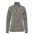 Granite Heather - Front - Stormtech Womens-Ladies Yosemite Quarter Zip Fleece Top