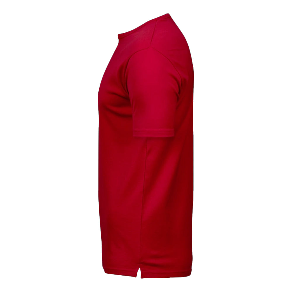 Red - Side - Tee Jays Mens Interlock T-Shirt
