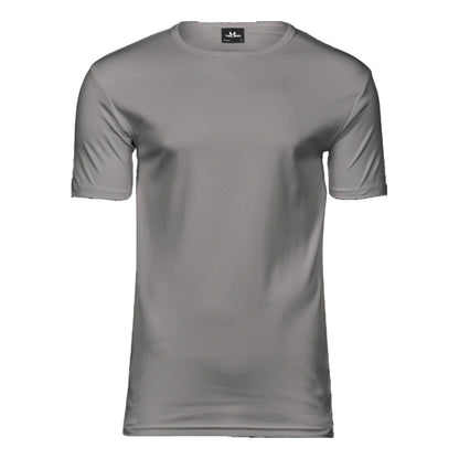 Stone - Front - Tee Jays Mens Interlock T-Shirt