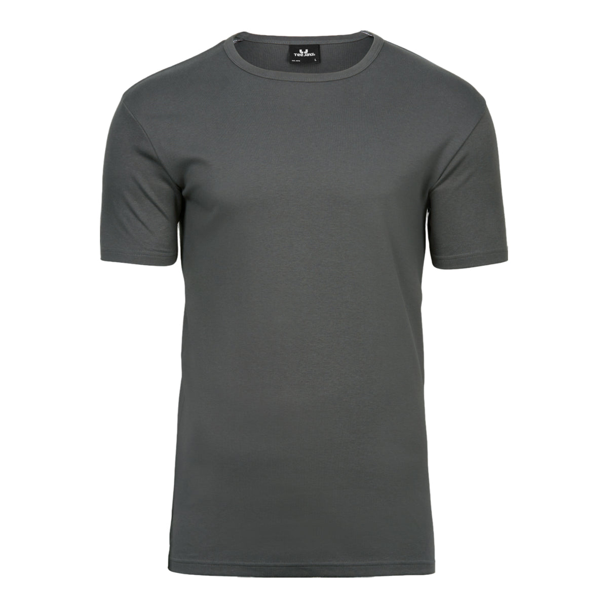 Powder Grey - Front - Tee Jays Mens Interlock T-Shirt