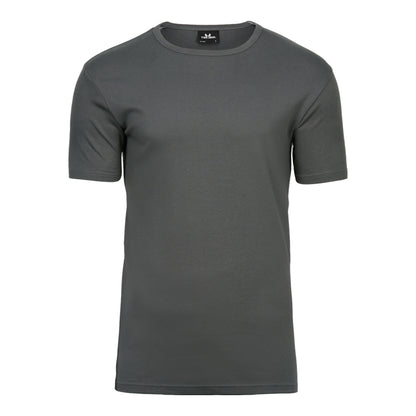 Powder Grey - Front - Tee Jays Mens Interlock T-Shirt