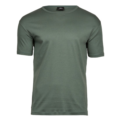 Leaf Green - Front - Tee Jays Mens Interlock T-Shirt
