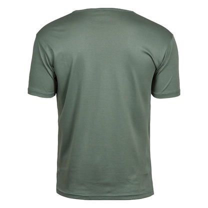 Leaf Green - Back - Tee Jays Mens Interlock T-Shirt