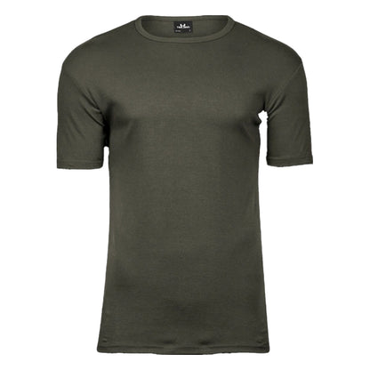 Deep Green - Front - Tee Jays Mens Interlock T-Shirt