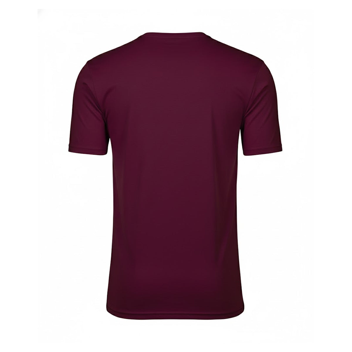 Wine - Back - Tee Jays Mens Interlock T-Shirt