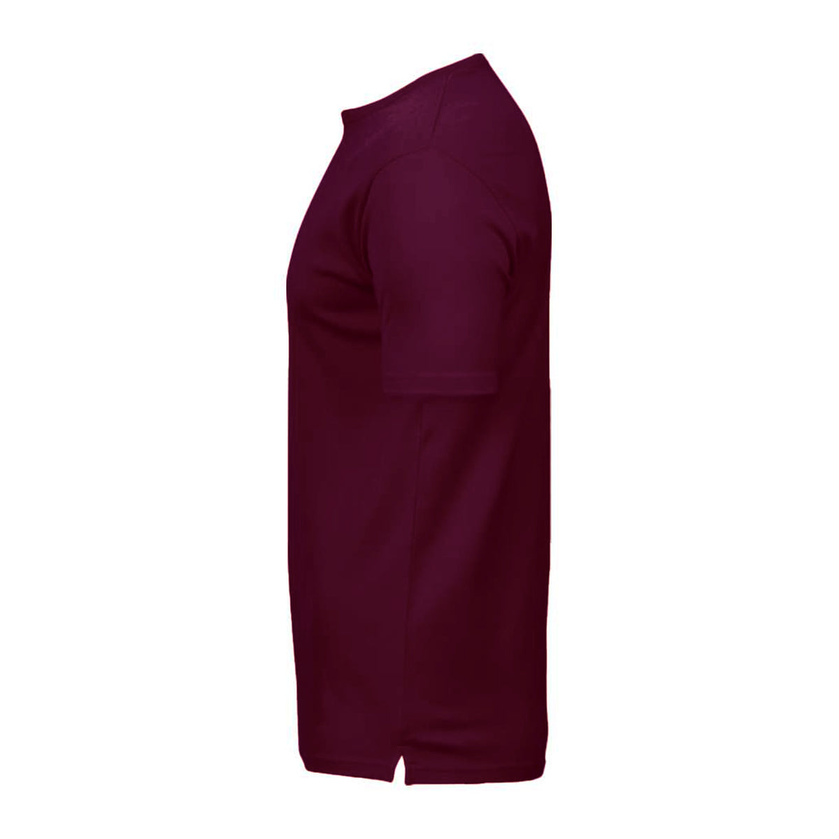 Wine - Side - Tee Jays Mens Interlock T-Shirt