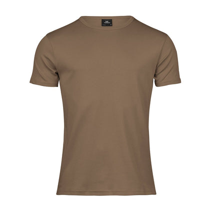 Wood - Front - Tee Jays Mens Interlock T-Shirt
