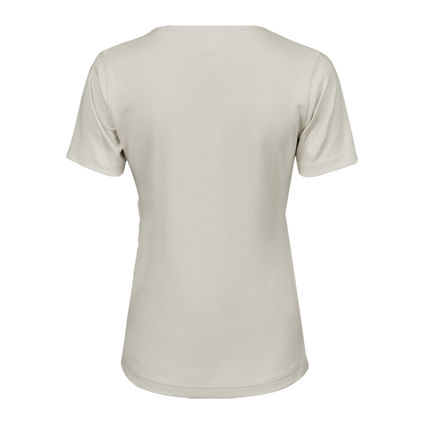 Cement - Back - Tee Jays Womens-Ladies Interlock T-Shirt