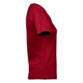 Deep Red - Lifestyle - Tee Jays Womens-Ladies Interlock T-Shirt