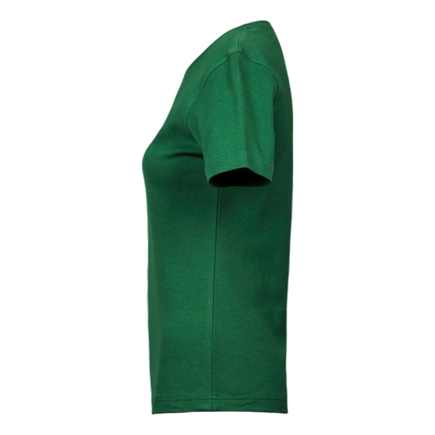 Forest Green - Side - Tee Jays Womens-Ladies Interlock T-Shirt