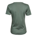 Leaf Green - Back - Tee Jays Womens-Ladies Interlock T-Shirt