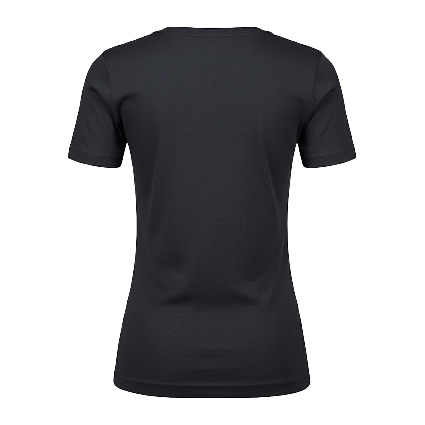 Dark Grey - Back - Tee Jays Womens-Ladies Interlock T-Shirt