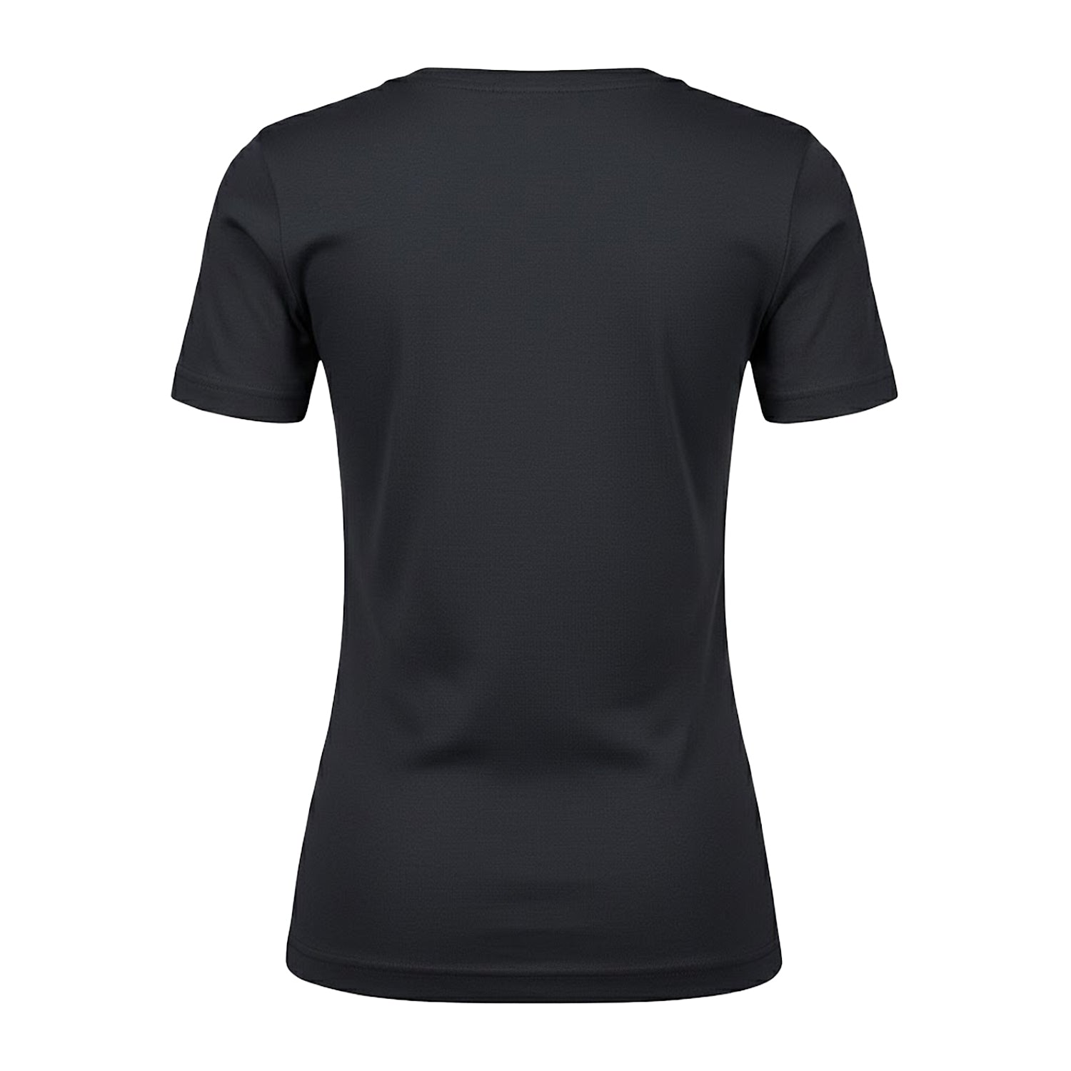 Dark Grey - Back - Tee Jays Womens-Ladies Interlock T-Shirt