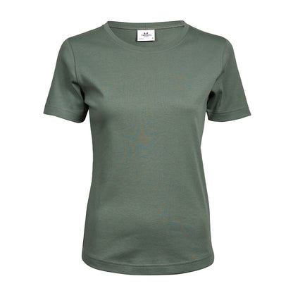 Flint Stone - Front - Tee Jays Womens-Ladies Interlock T-Shirt