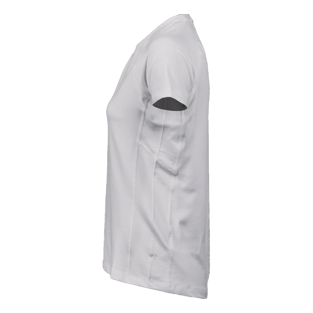 White - Side - Tee Jays Womens-Ladies CoolDry T-Shirt