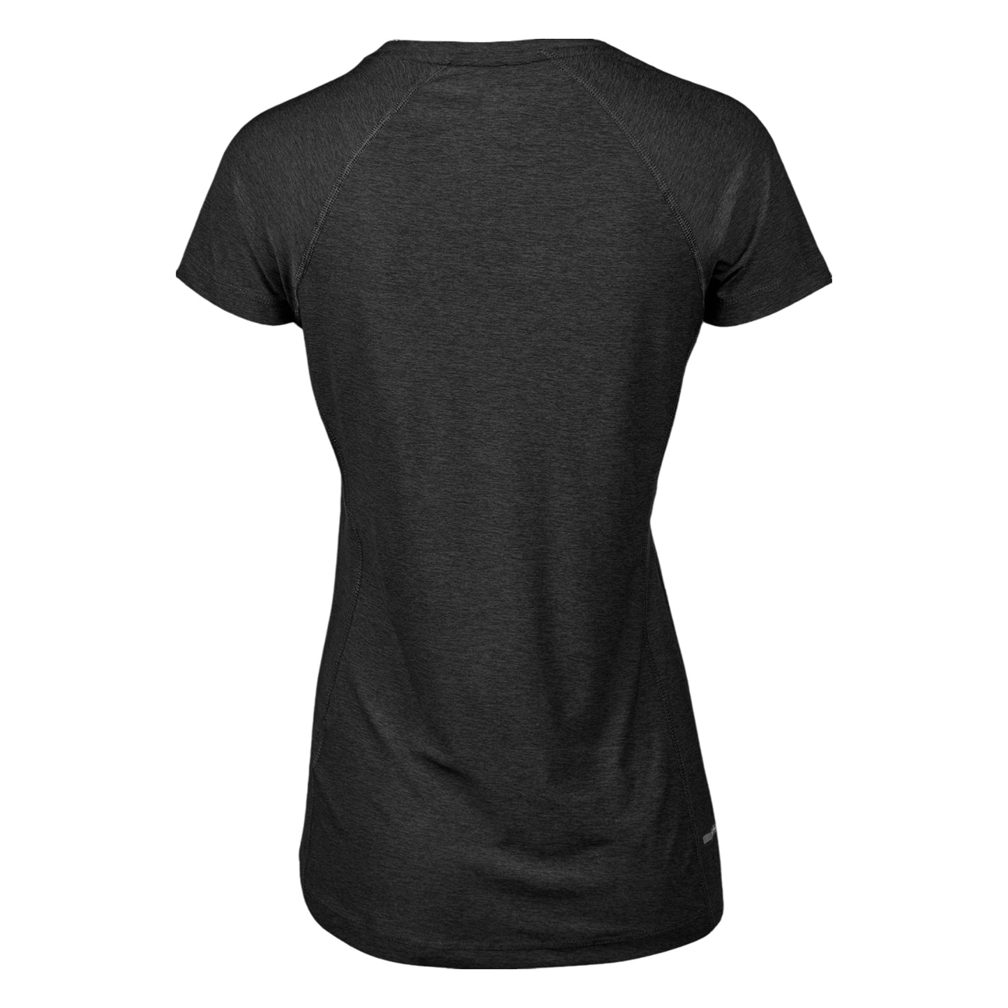 Black Melange - Back - Tee Jays Womens-Ladies CoolDry T-Shirt