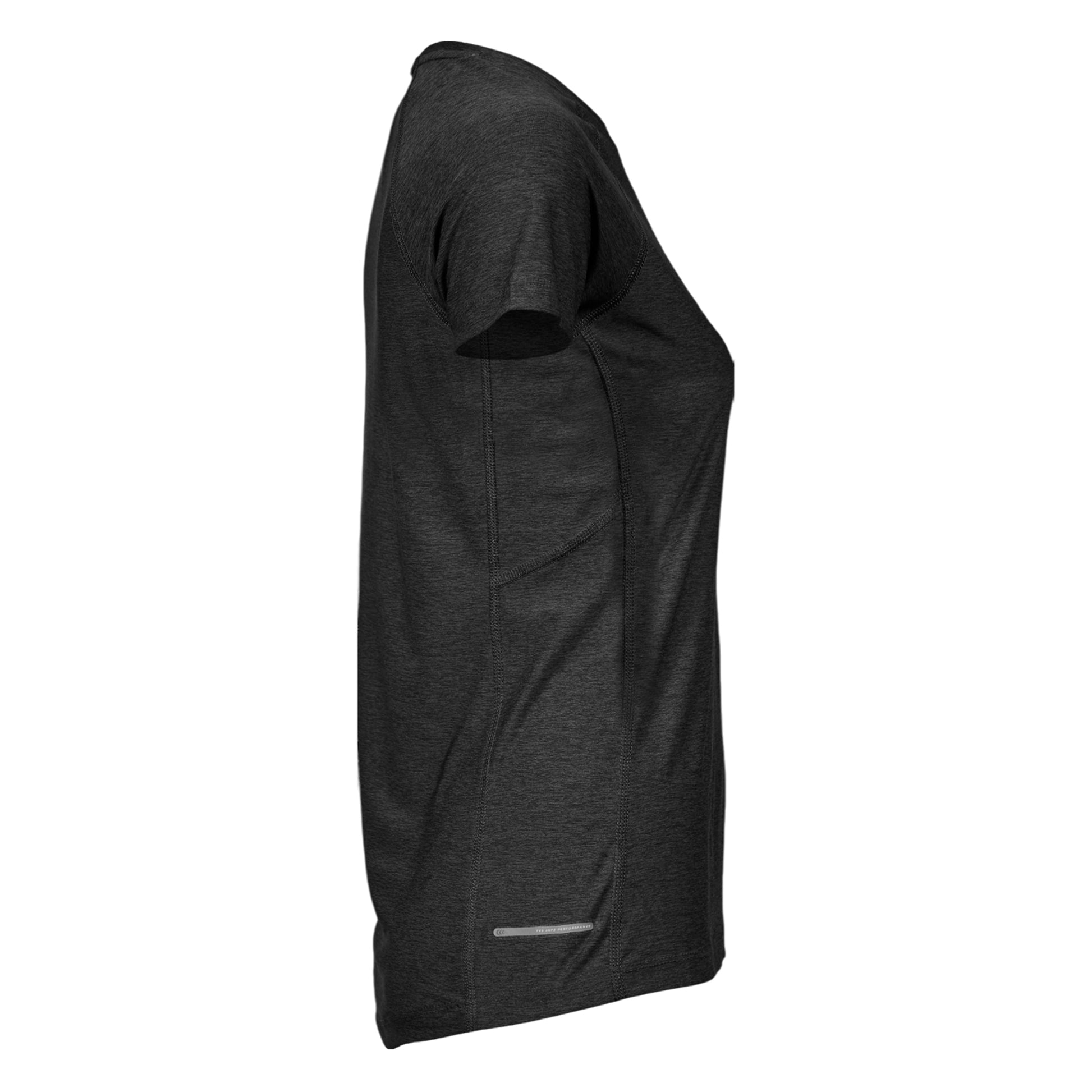 Black Melange - Lifestyle - Tee Jays Womens-Ladies CoolDry T-Shirt