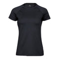 Black - Front - Tee Jays Womens-Ladies CoolDry T-Shirt
