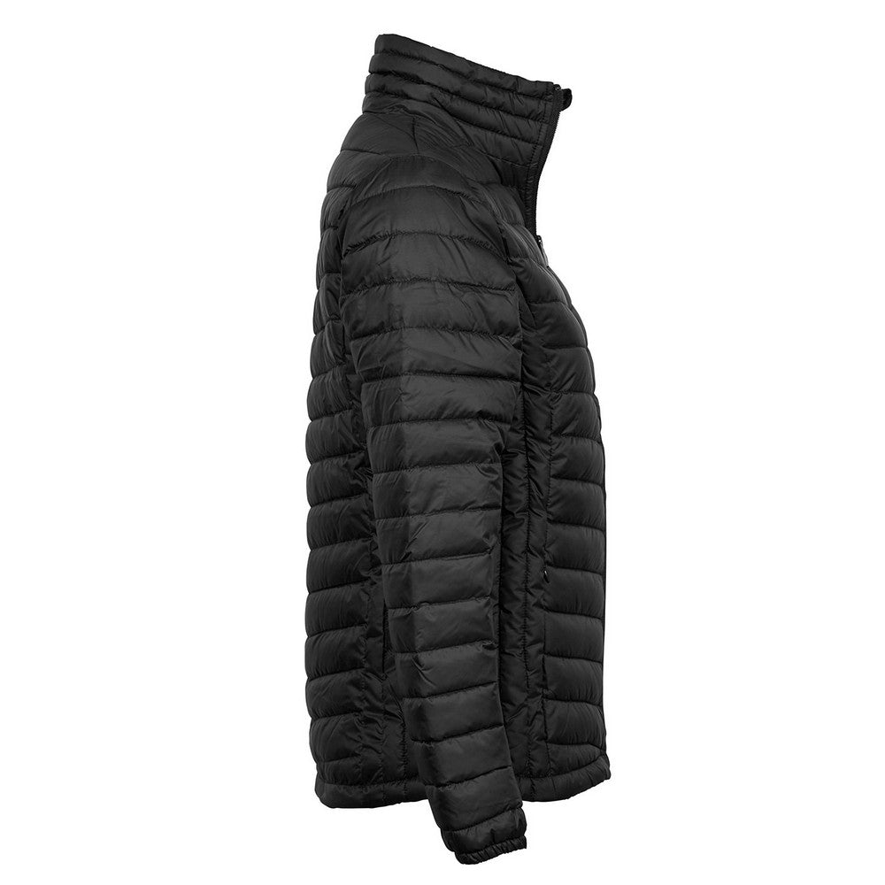 Black - Side - Tee Jays Womens-Ladies Padded Jacket