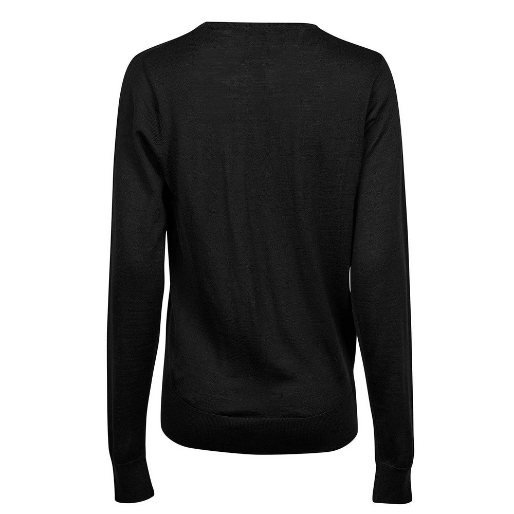 Black - Back - Tee Jays Womens-Ladies Crew Neck Sweatshirt